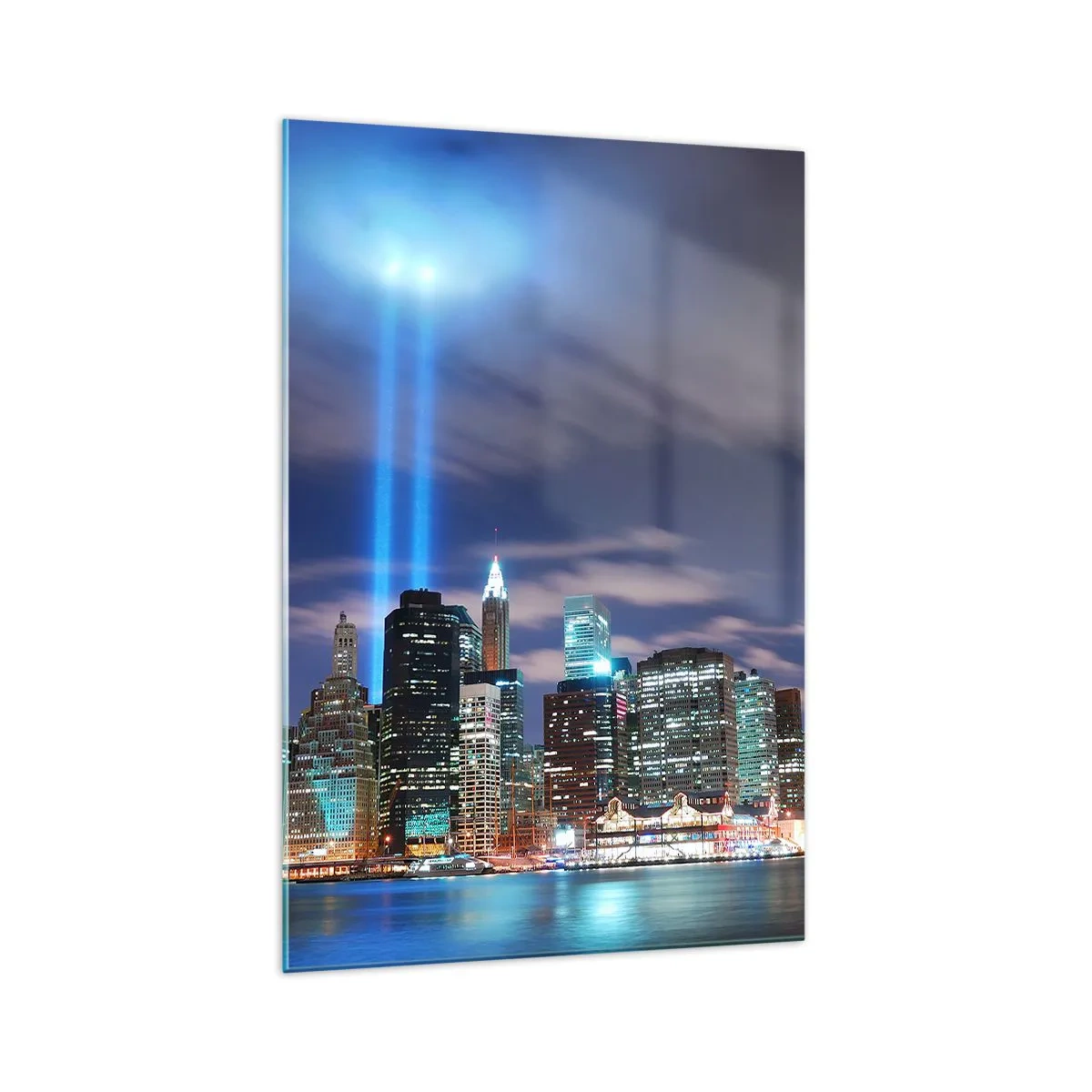 Schilderen op glas - De hemel met het licht bereiken - 70x100 cm
