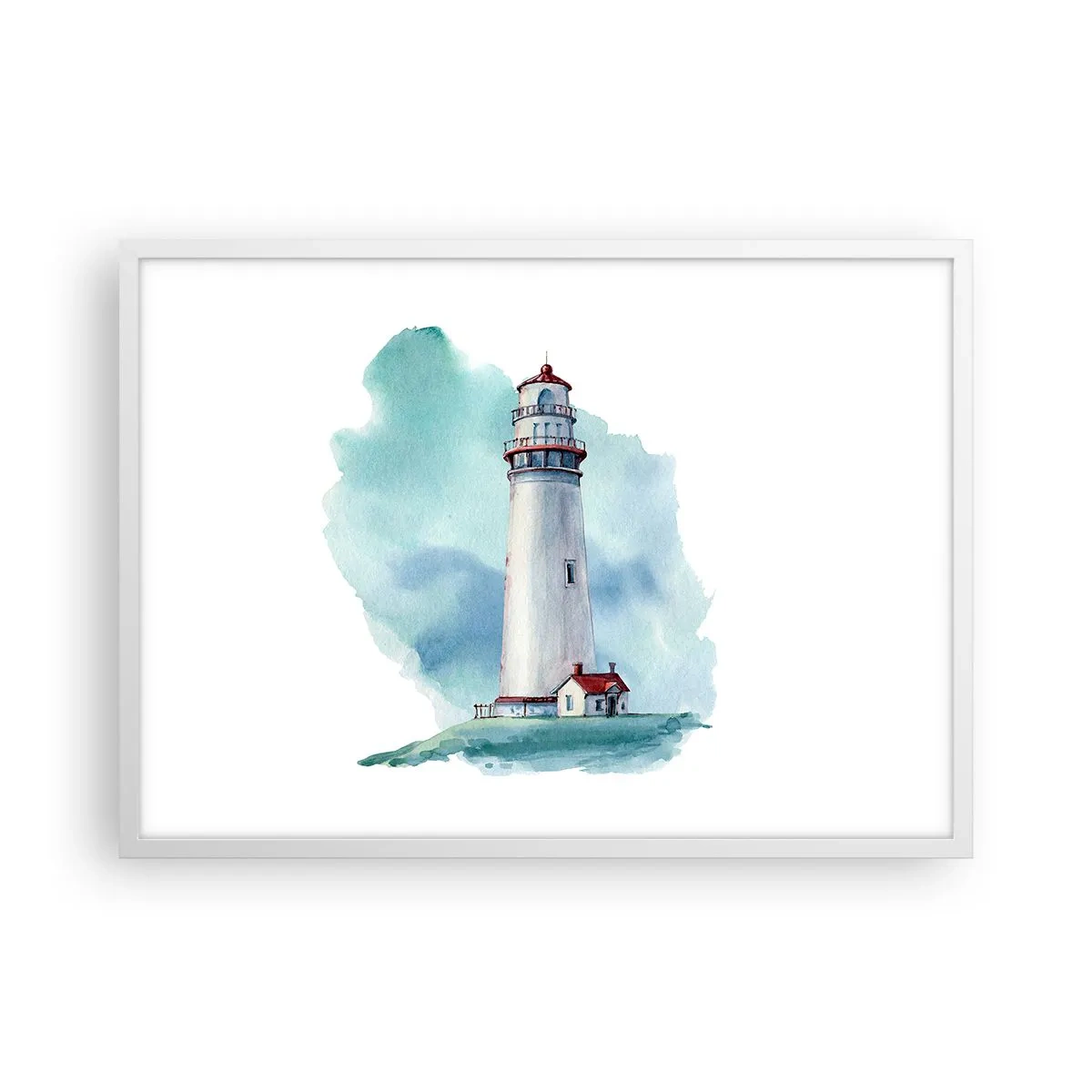 Poster in een witte lijst - Blue's zachtaardige zus - 70x50 cm