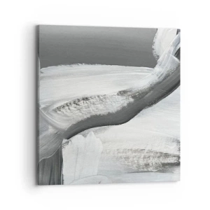 Schilderen op canvas - Een beslissende beweging - 70x70 cm