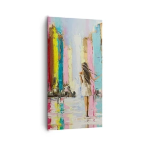 Schilderen op canvas - Volg mij - 65x120 cm