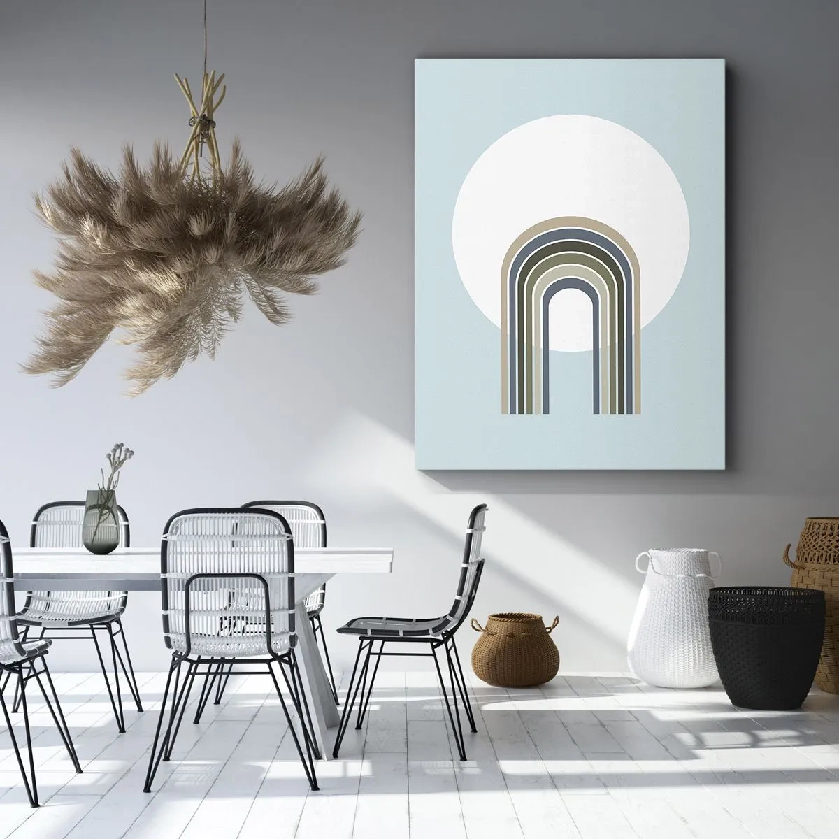 Schilderen op canvas - Onweerstaanbare aantrekkingskracht - 50x70 cm