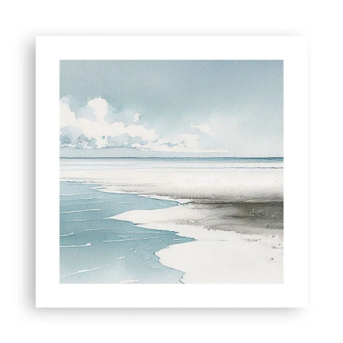 Poster - Zachte vloed - 40x40 cm