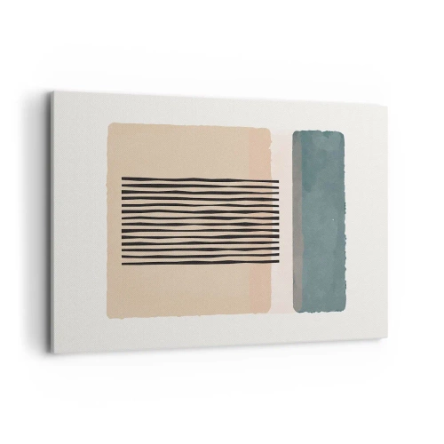 Schilderen op canvas - Alles is oke - 120x80 cm