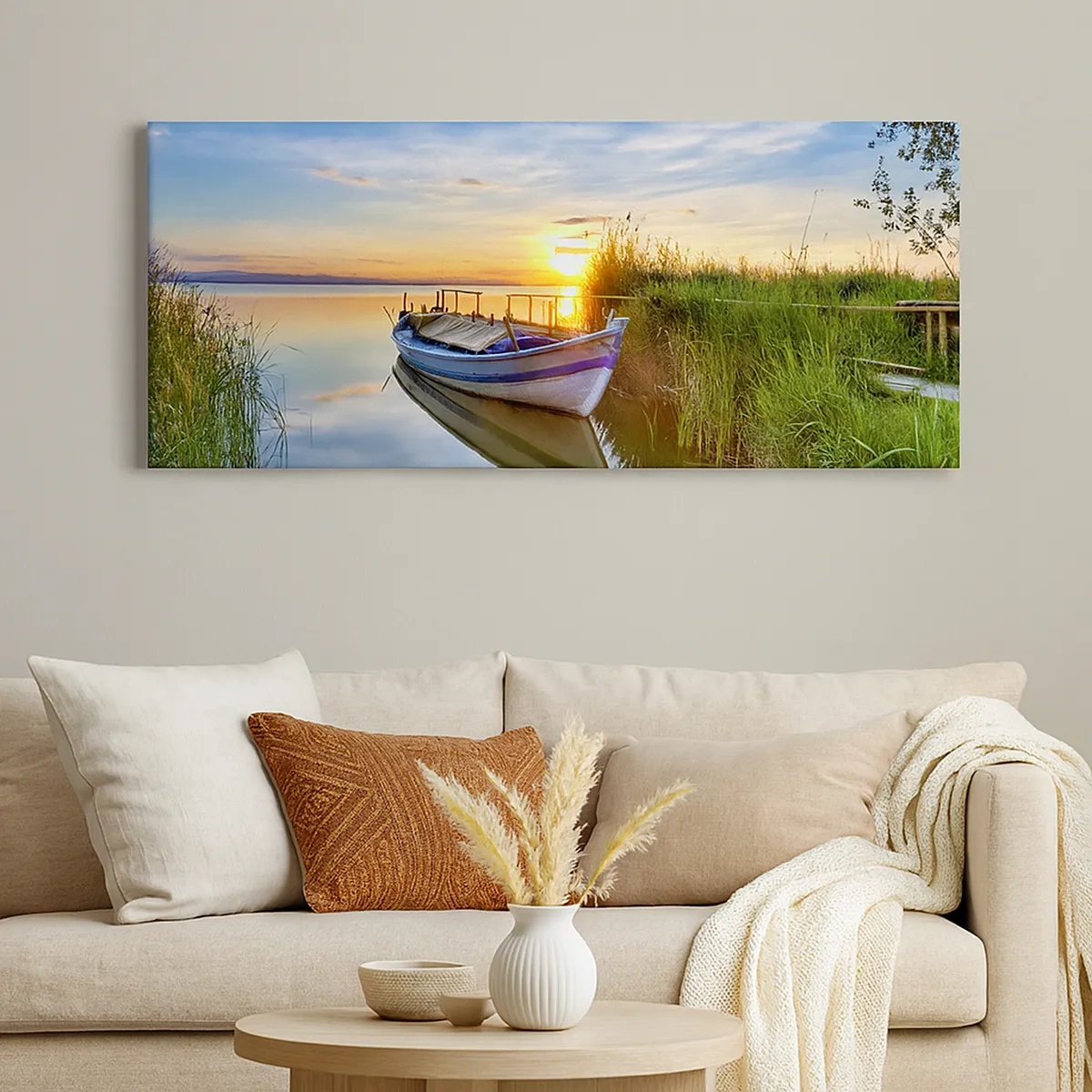 Schilderen op canvas - Baai van vervulde dromen - 30x30 cm