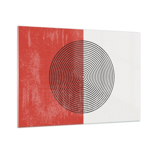 Schilderen op glas - Op de kop geslagen - 100x70 cm