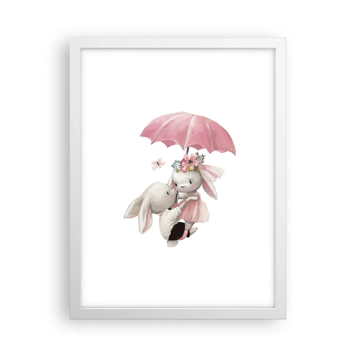 Poster in een witte lijst - Dit is liefde - 30x40 cm