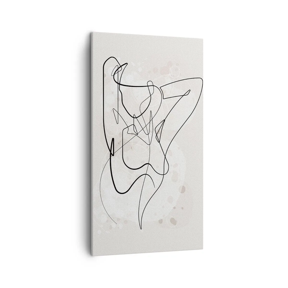 Schilderen op canvas - De kunst van het verleiden - 45x80 cm