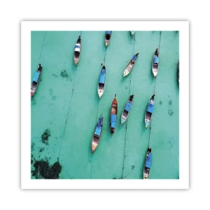 Poster - In blijde verwachting - 60x60 cm