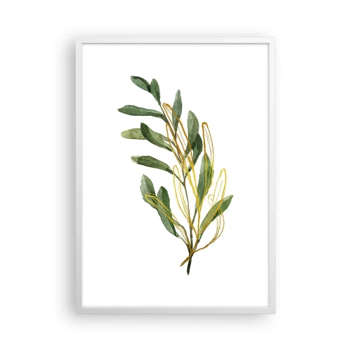 Poster in een witte lijst - Alles wat goed is - 50x70 cm