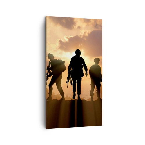 Schilderen op canvas - Brothers in arms - 45x80 cm