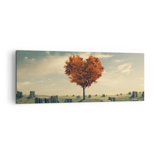 Schilderen op canvas - Er is nog steeds hoop - 140x50 cm