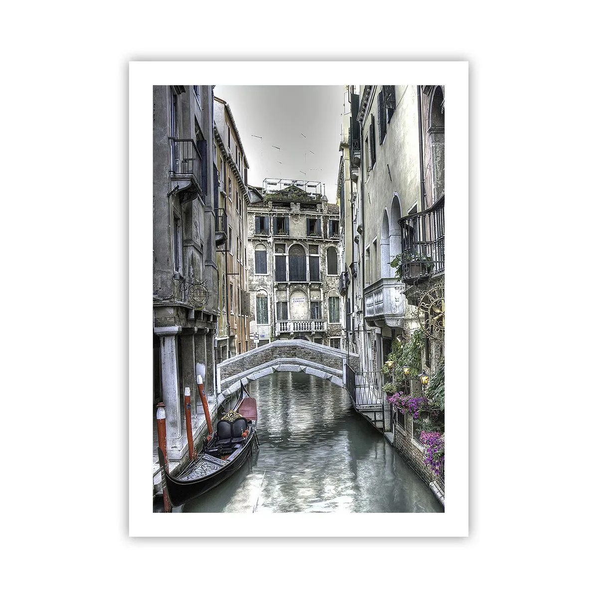 Poster - Eeuwenlang in stille reflectie - 50x70 cm