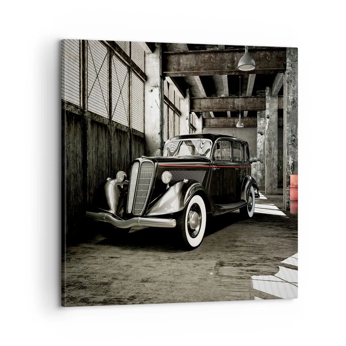 Schilderen op canvas - De eeuwige elegantie van de jaren 30 - 60x60 cm