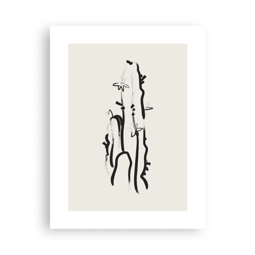 Poster - Bloeiend kruid - 30x40 cm