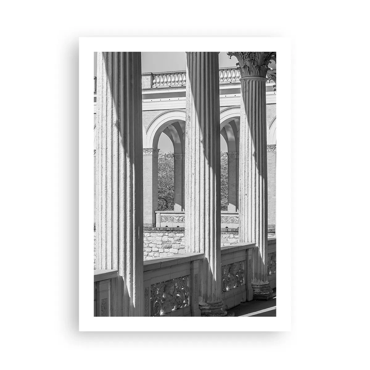 Poster - Zonnige arcade - 50x70 cm