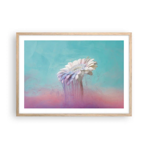 Een poster in een licht eiken lijst - De bloemenonderwereld - 70x50 cm