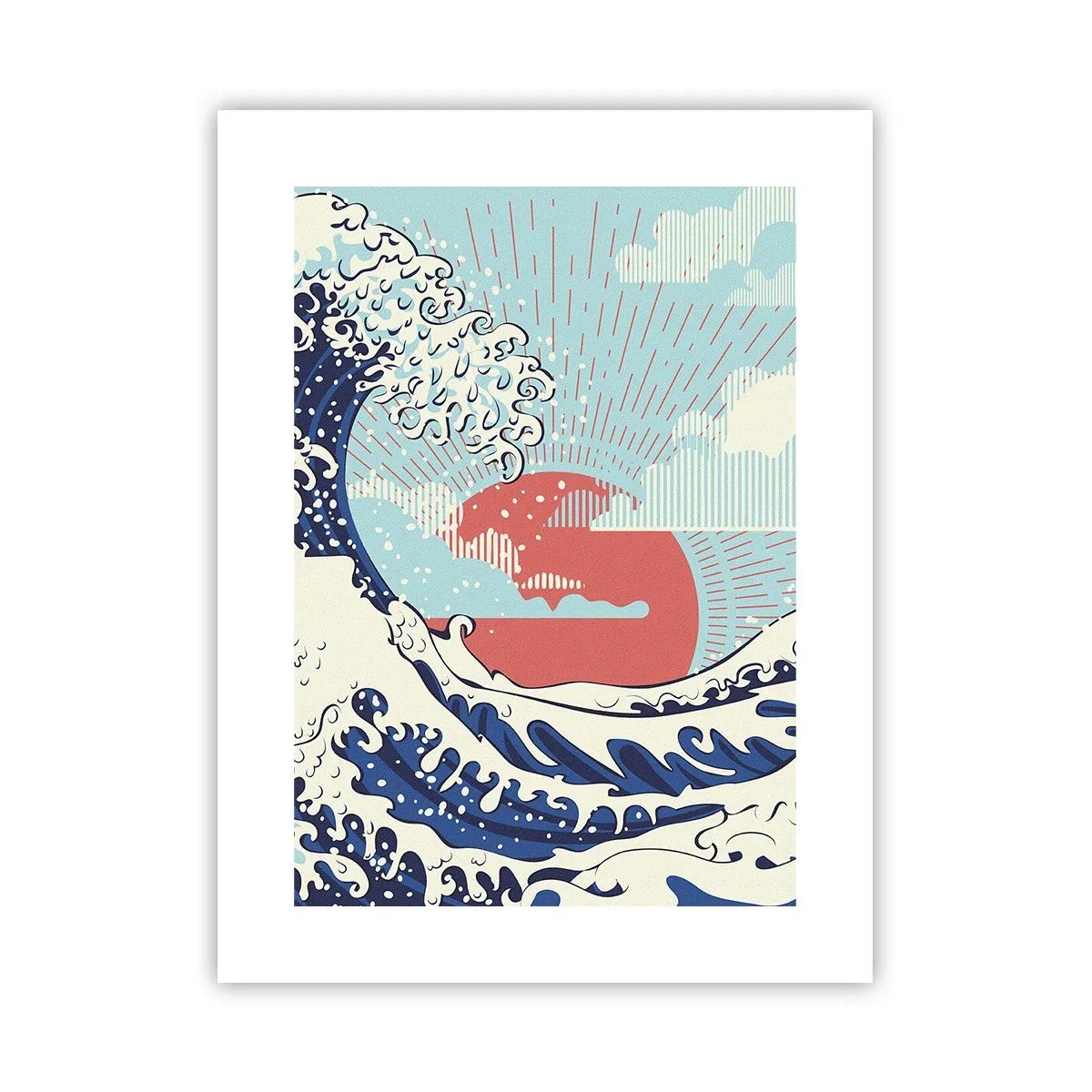 Poster - Van Japanse inspiratie - 30x40 cm