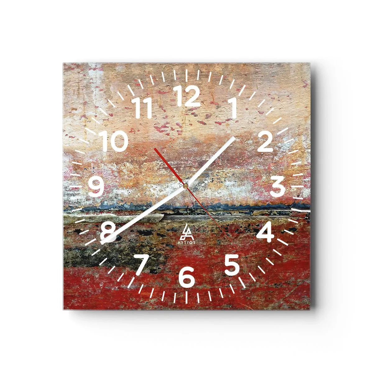 Wandklok - Klok - Wellicht is het de zee - 30x30 cm