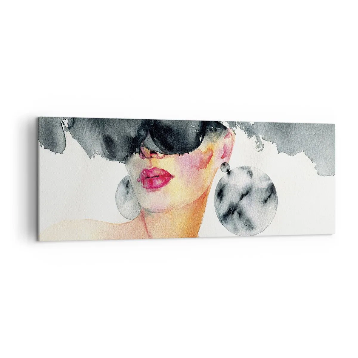 Schilderen op canvas - Het geheim van elegantie - 140x50 cm