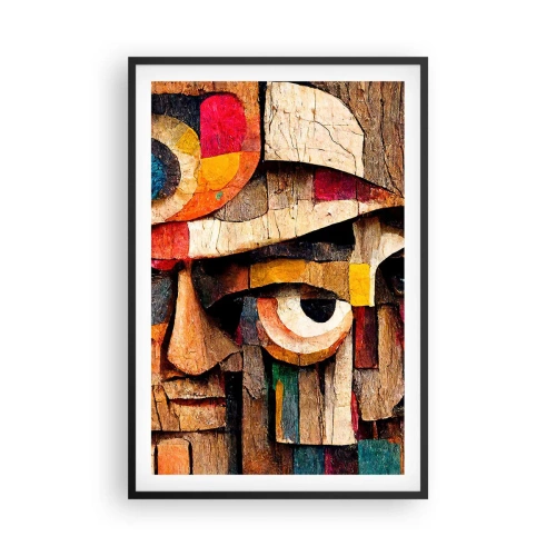 Poster in een zwarte lijst - Ik zie je… - 61x91 cm