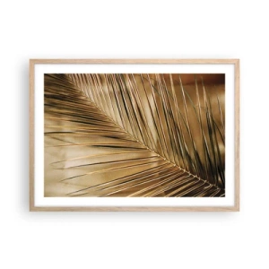 Een poster in een licht eiken lijst - Natuurlijke zuilengalerij - 70x50 cm