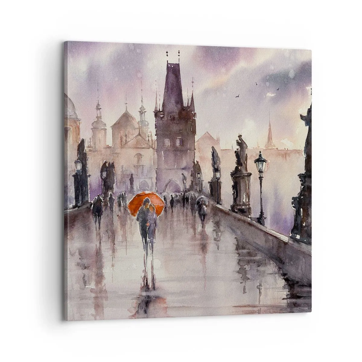 Schilderen op canvas - Mensen veranderen niet - 60x60 cm