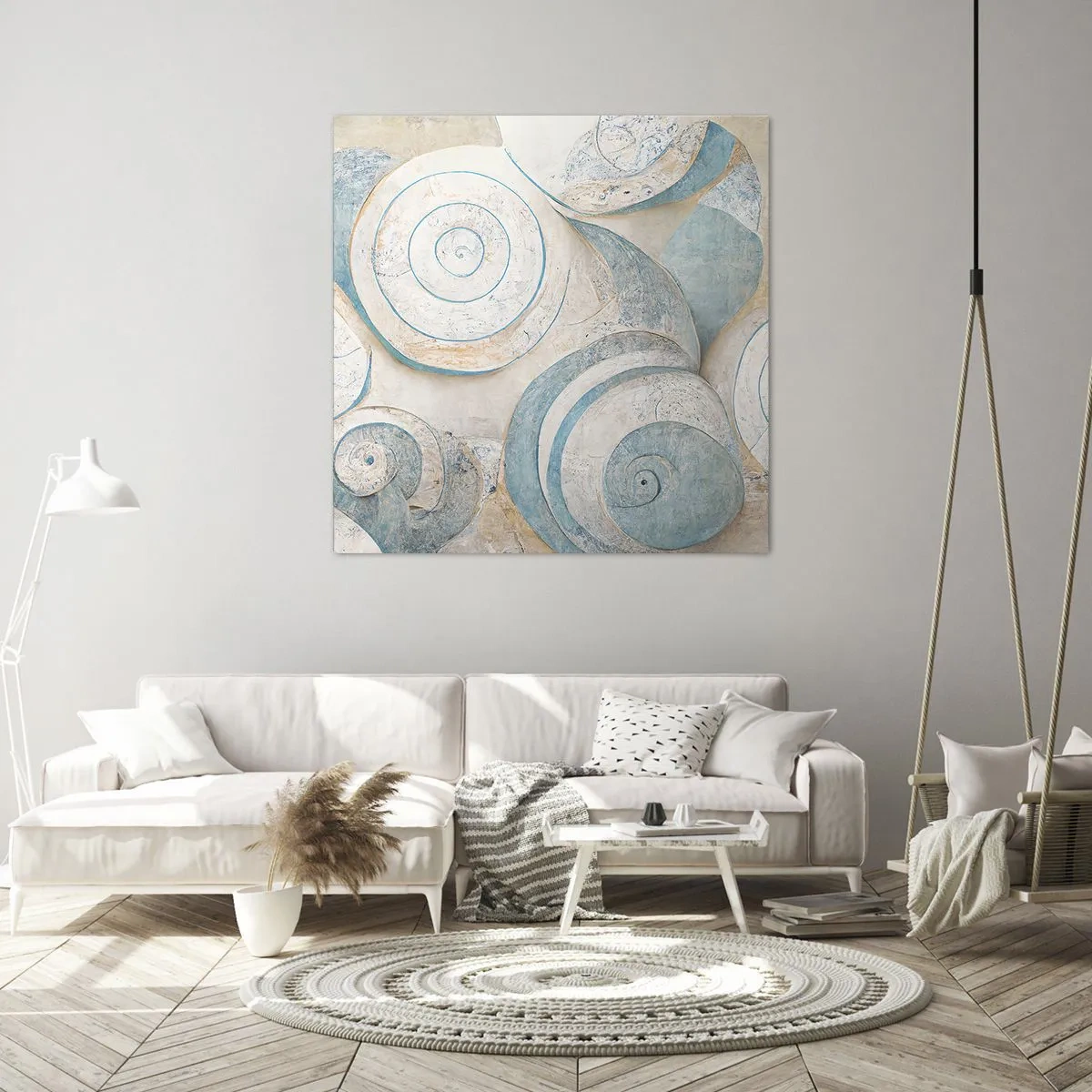 Schilderen op canvas - Wat zit er in de schelp? - 30x30 cm