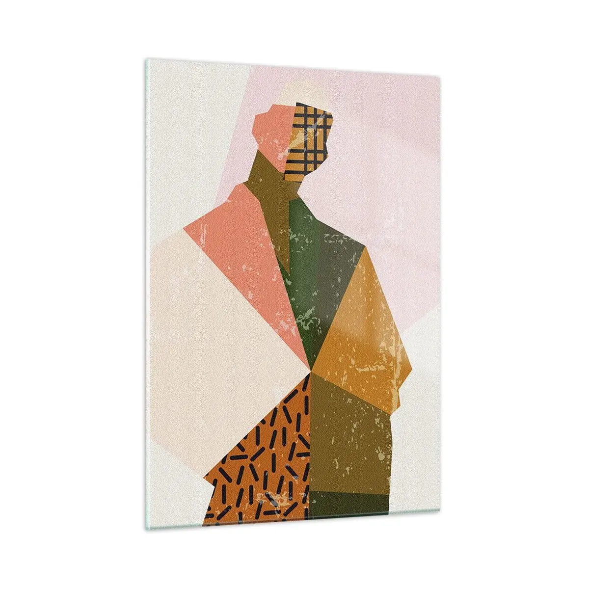 Schilderen op glas - De mens – een ingewikkeld wezen - 50x70 cm