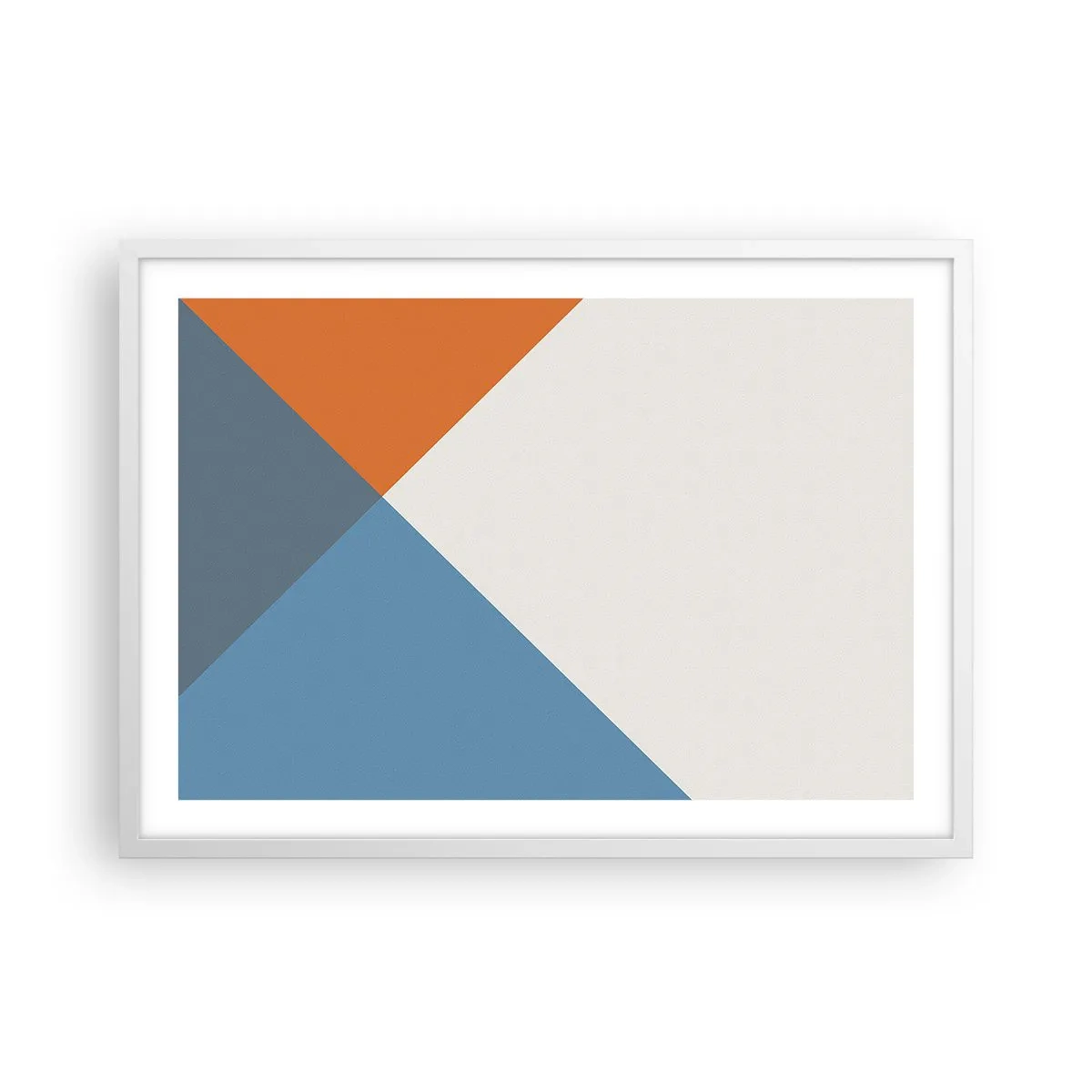 Poster in een witte lijst - In een hoekje… - 70x50 cm