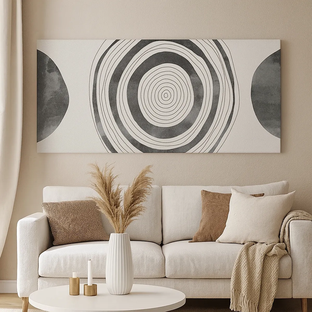 Schilderen op canvas - Wat belangrijk is, is wat er tussenin zit - 30x30 cm