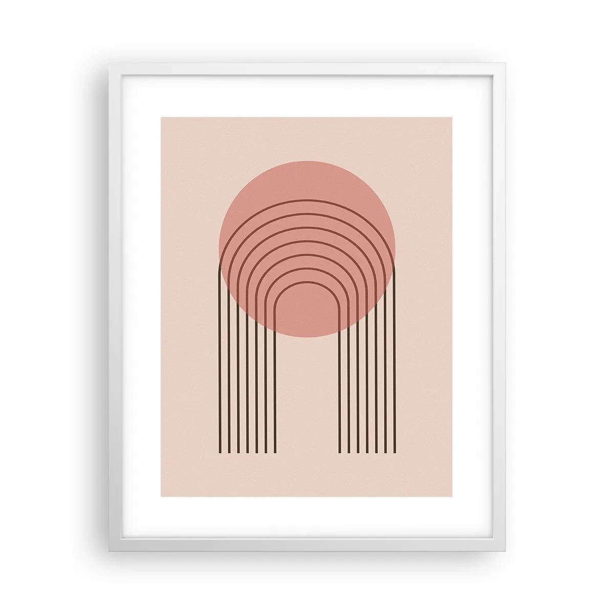 Poster in een witte lijst - Onweerstaanbare aantrekkingskracht - 40x50 cm