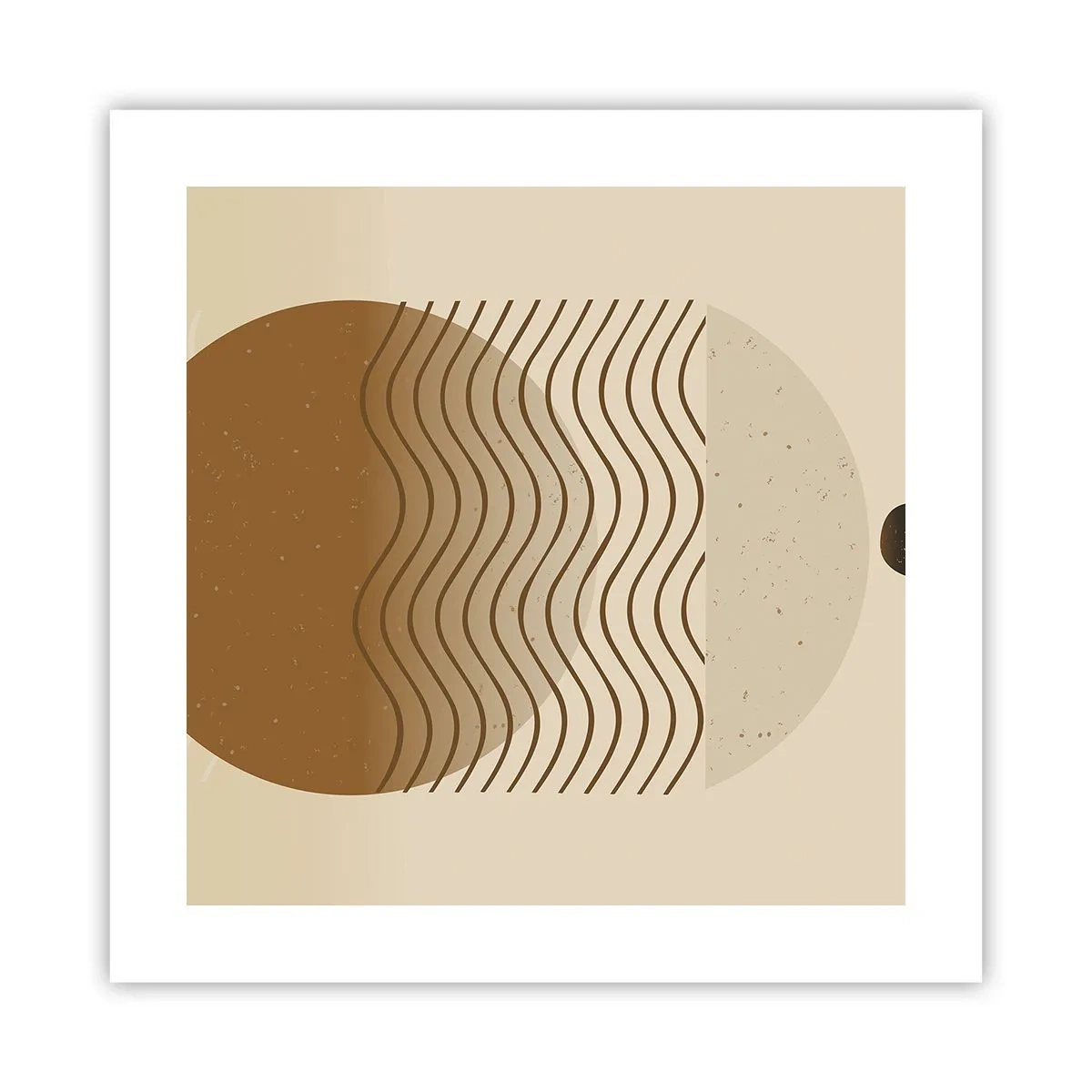 Poster - Over de oorsprong van geometrische figuren - 40x40 cm