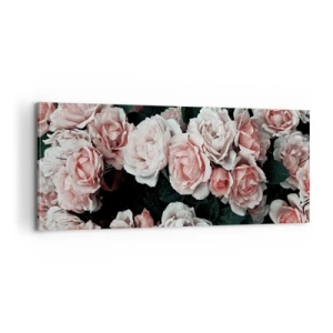 Schilderen op canvas - Rozen ensemble - 100x40 cm