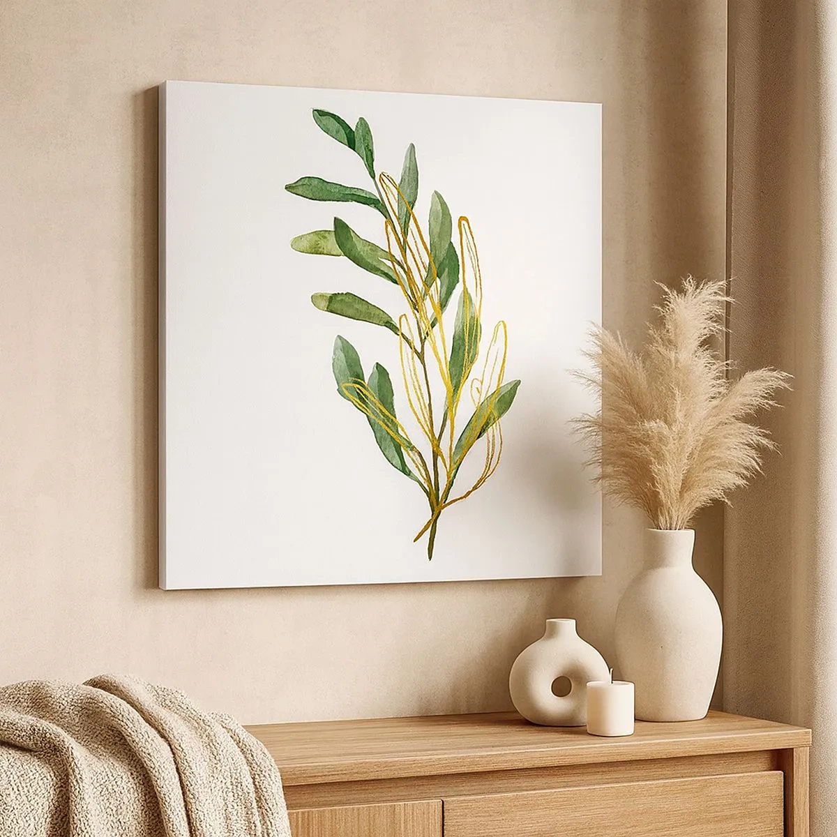 Schilderen op canvas - Alles wat goed is - 30x30 cm