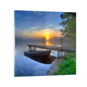 Schilderen op glas - Hoe gewoon verandert in magie - 40x40 cm