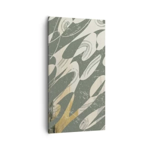 Schilderen op canvas - Ritmische abstractie - 55x100 cm