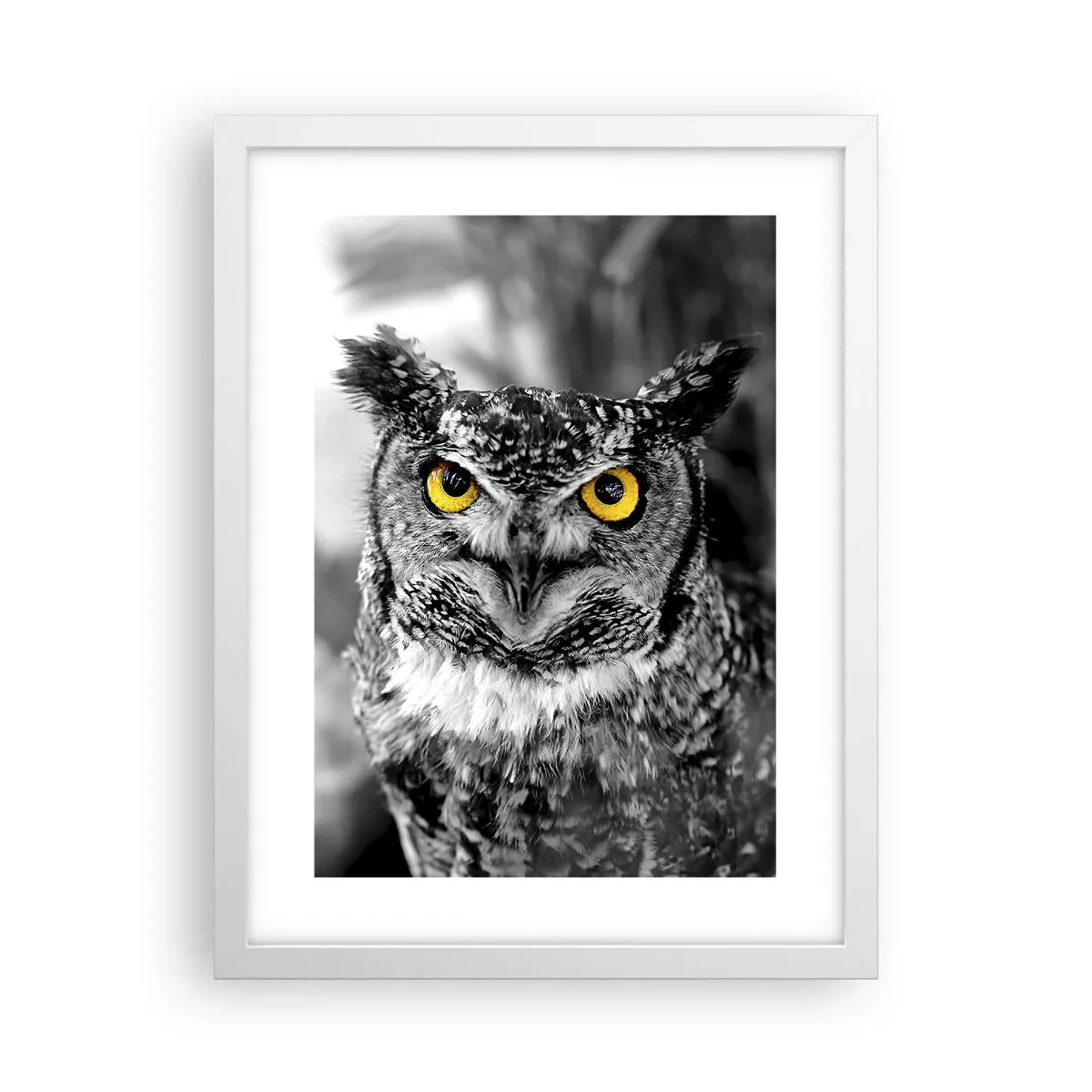 Poster in een witte lijst - Niets zal zich verbergen - 30x40 cm