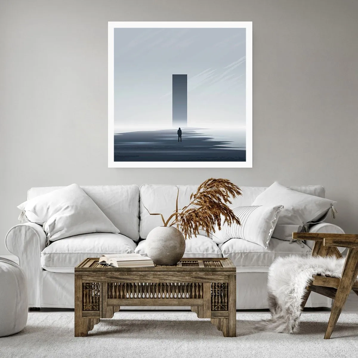 Poster - Kans of bedreiging? - 30x30 cm