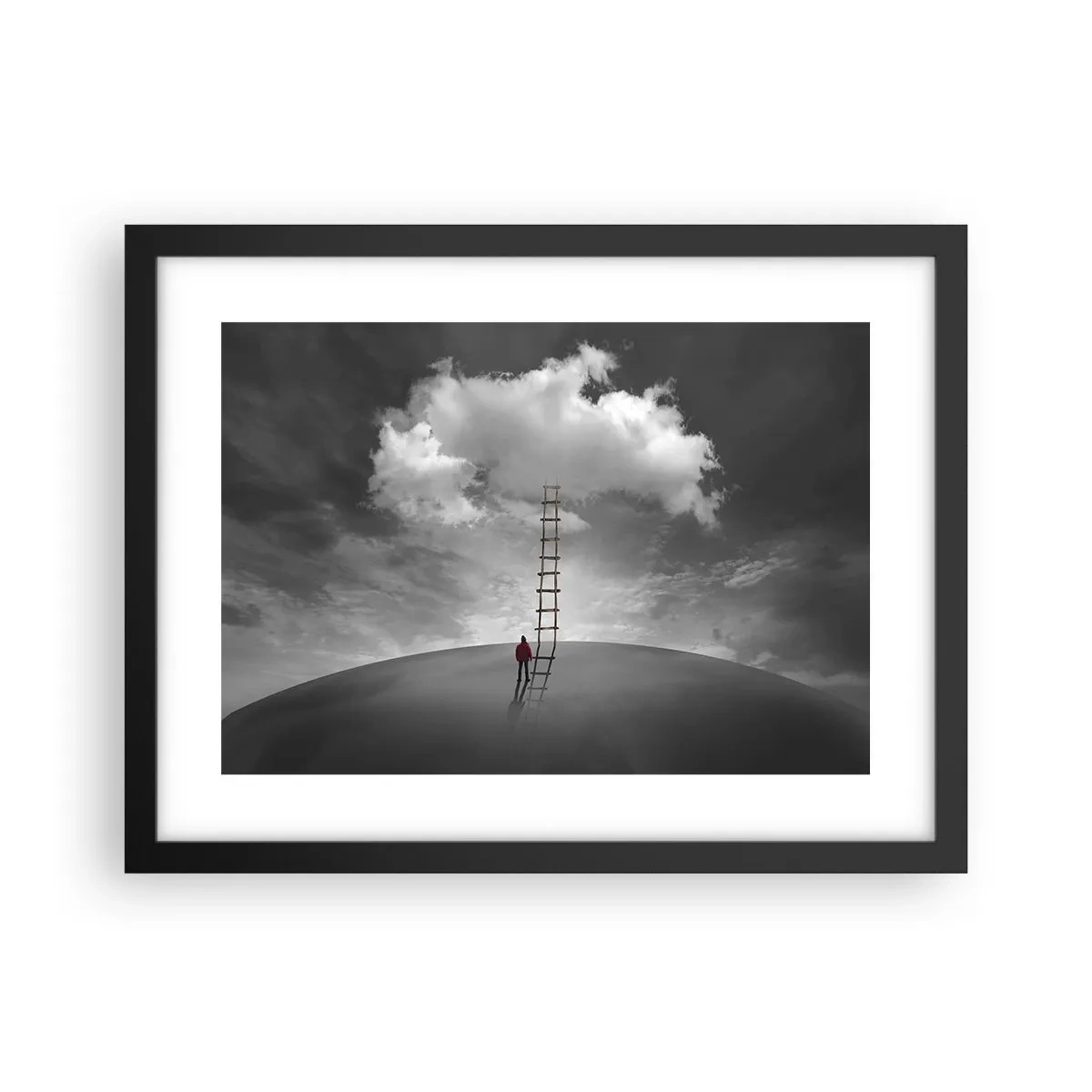 Poster in een zwarte lijst - Alles is mogelijk - 40x30 cm