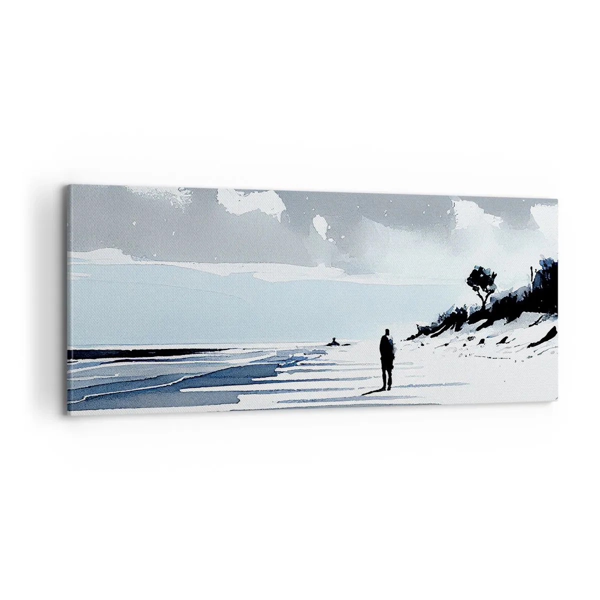 Schilderen op canvas - Alleen - 100x40 cm
