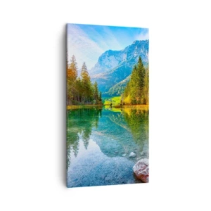 Schilderen op canvas - De zachtheid van de herfst - 45x80 cm