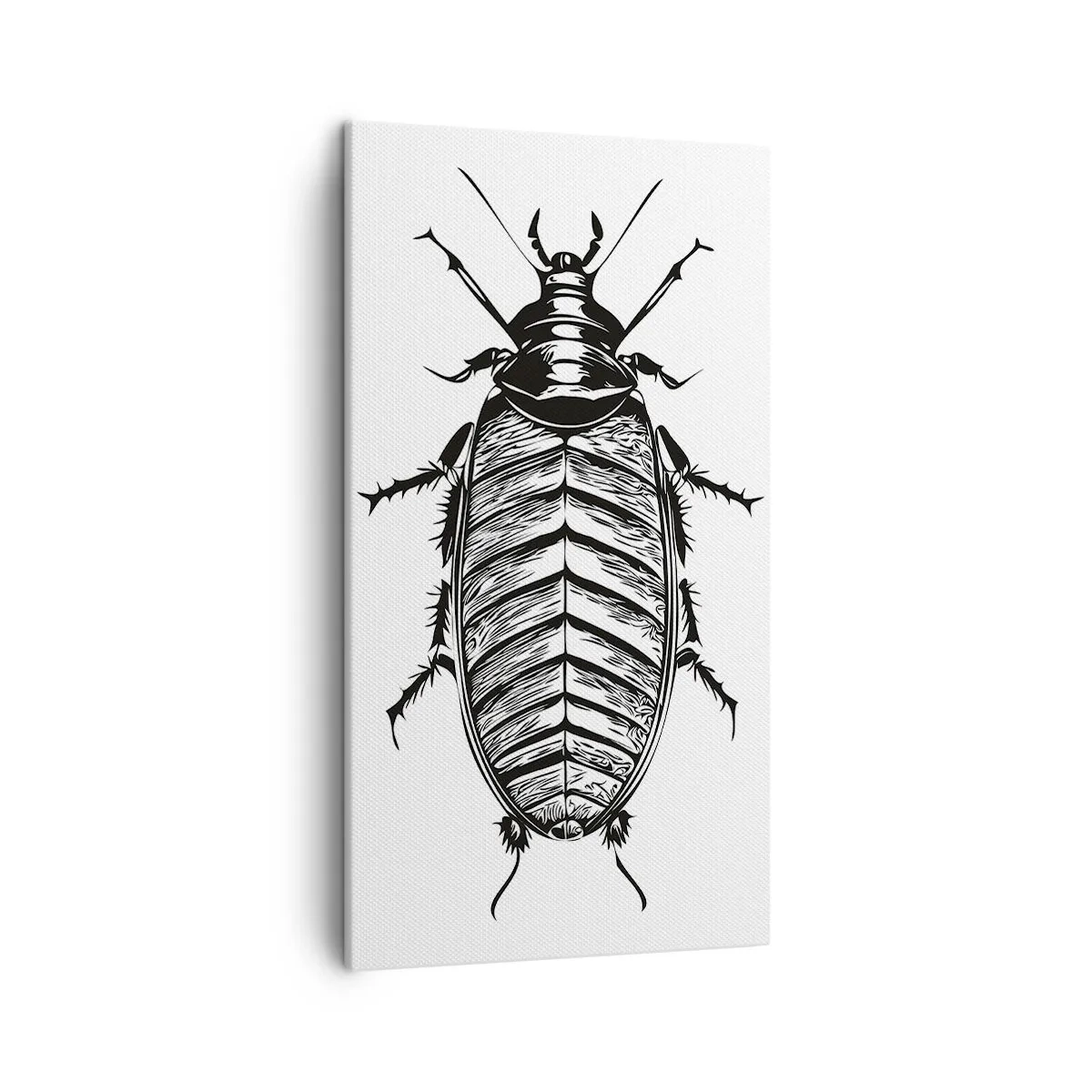 Schilderen op canvas - Wat een exemplaar! - 45x80 cm