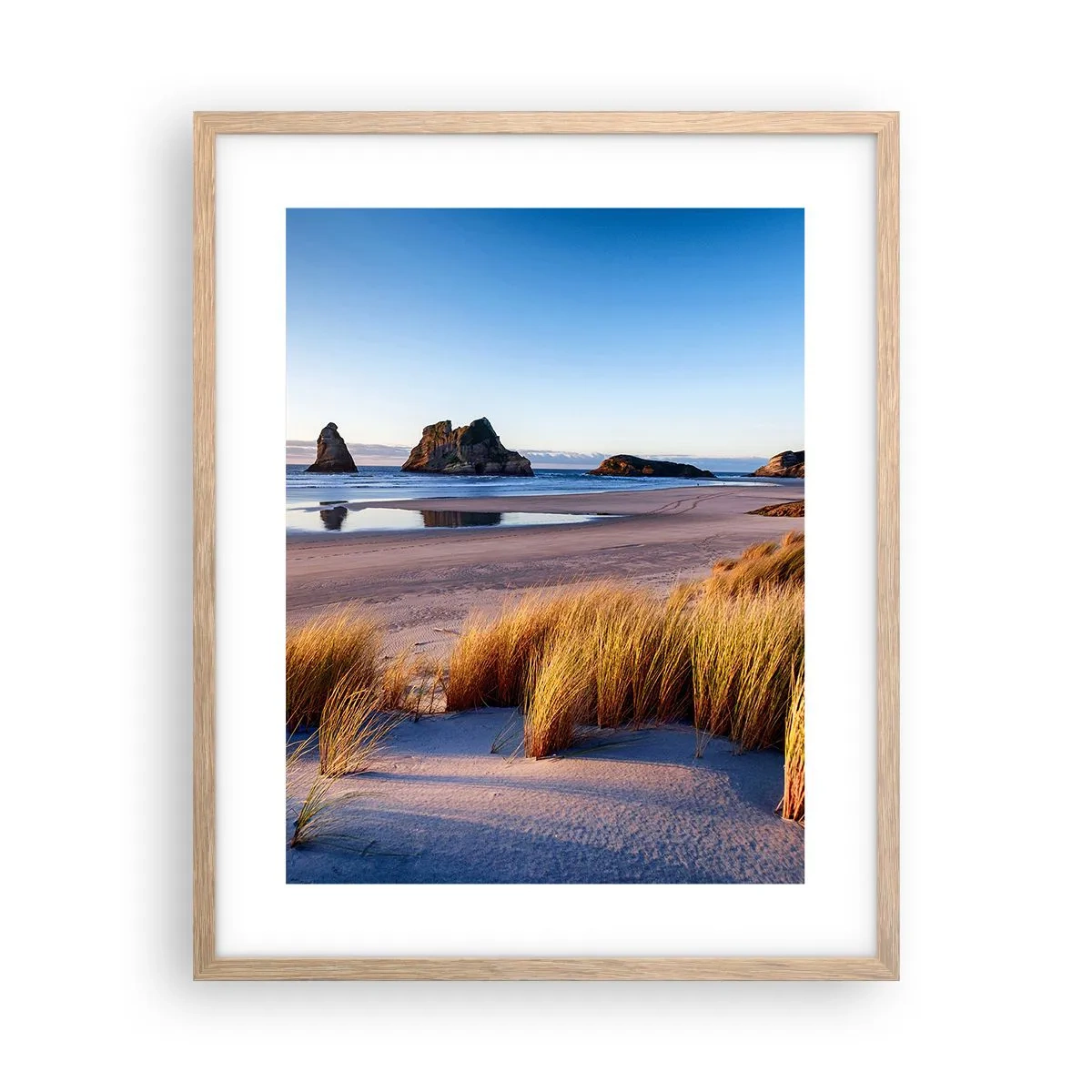 Een poster in een licht eiken lijst - Voor rustzoekers - 40x50 cm