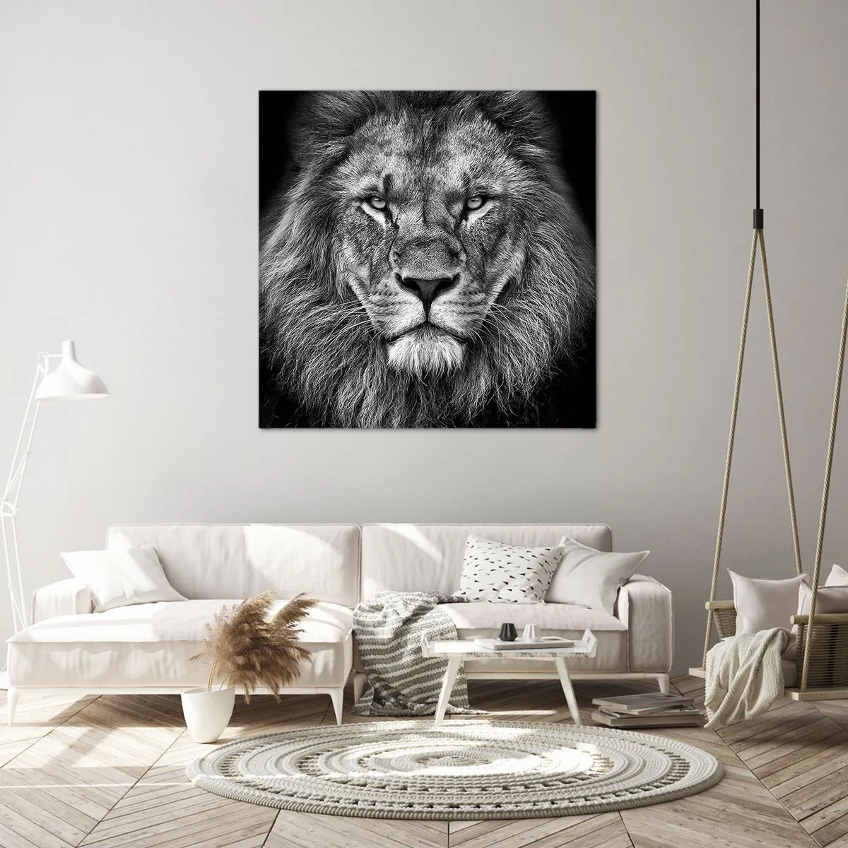 Schilderen op canvas - In een kroningskleed - 70x70 cm