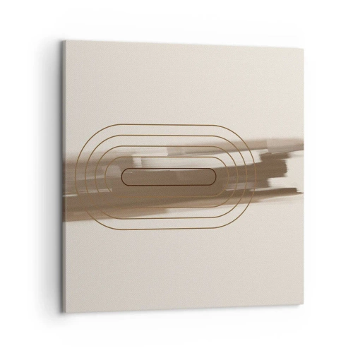 Schilderen op canvas - Een briesje grijs - 50x50 cm