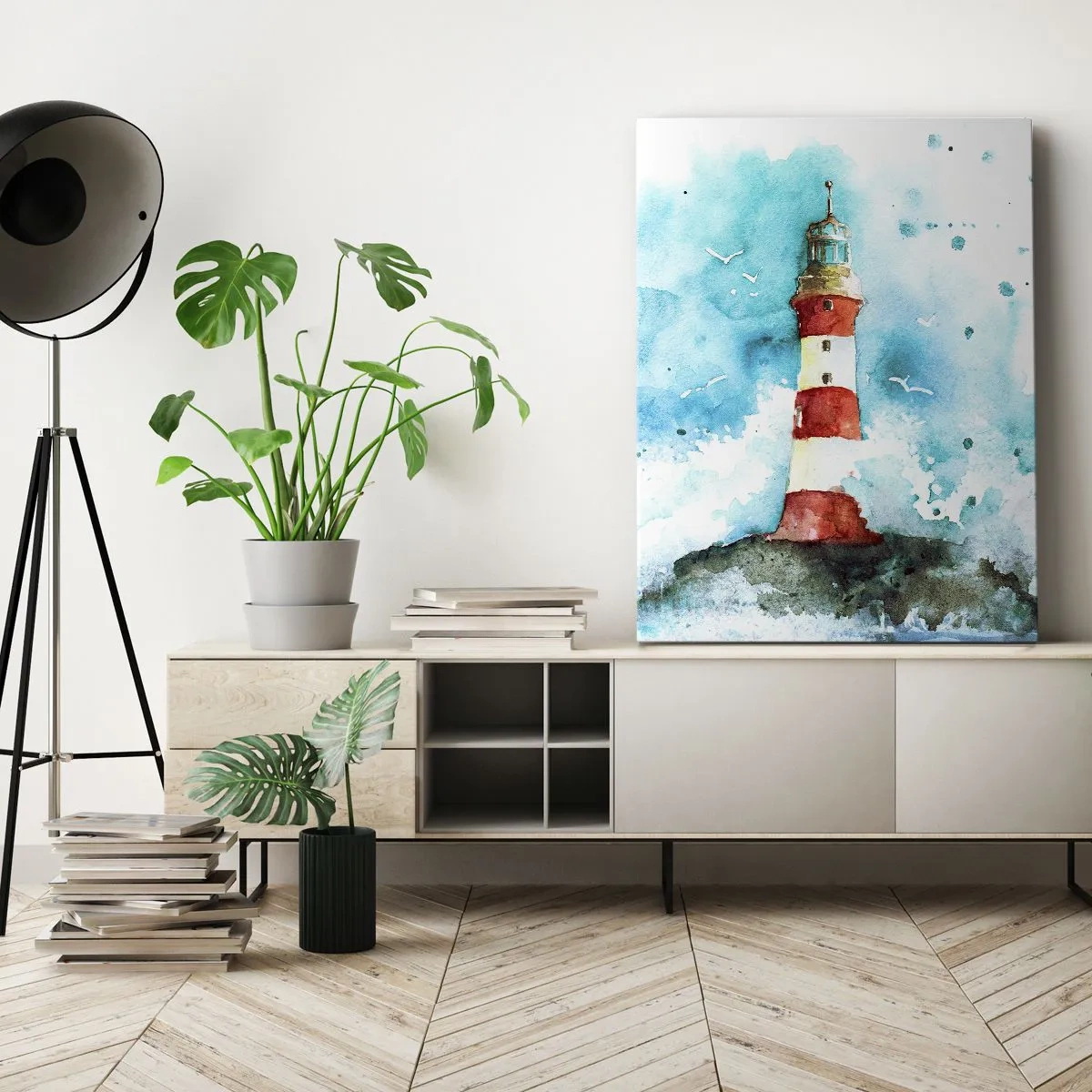 Schilderen op canvas - Eenheid van de elementen - 50x70 cm