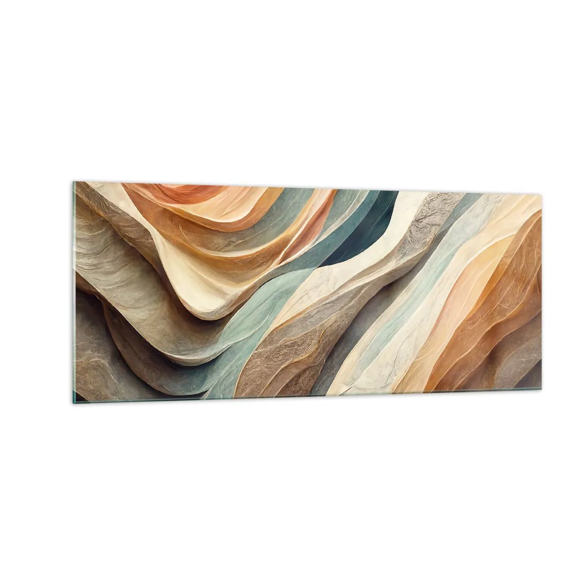 Schilderen op glas - Het moment vóór de verandering - 100x40 cm