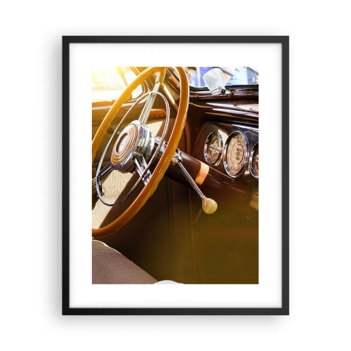 Poster in een zwarte lijst - Een adem van luxe uit het verleden - 40x50 cm