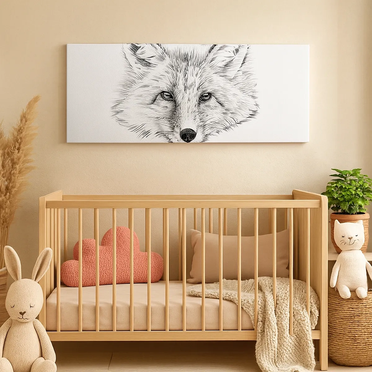 Schilderen op canvas - Kunnen deze ogen liegen? - 30x30 cm