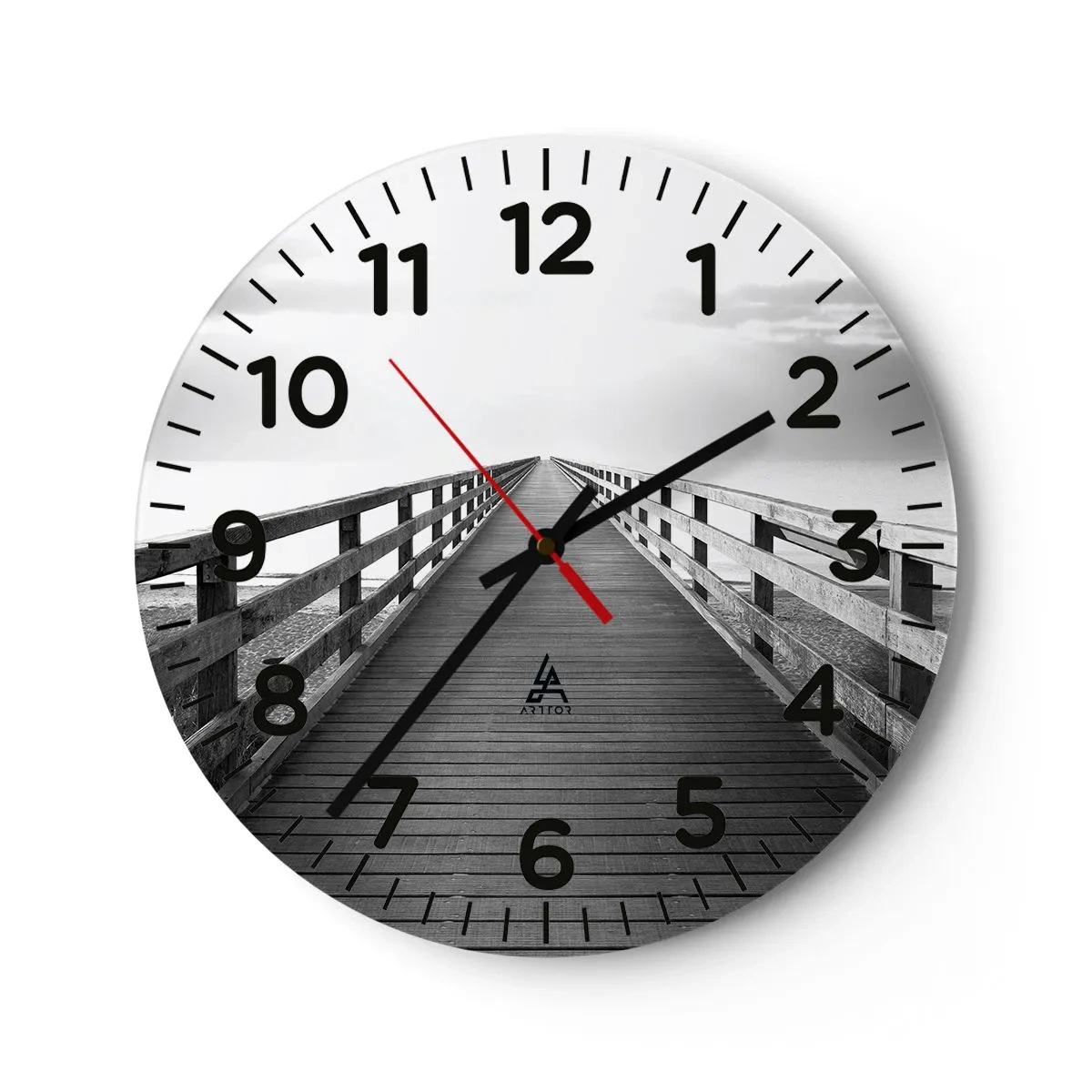 Wandklok - Klok - In de verte ... - 30x30 cm